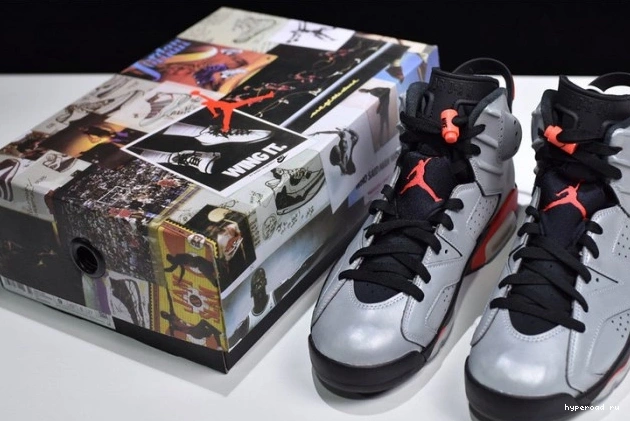 6 Air Reflective Jordan CI4072-001 JSP Infrared 3M 0712
